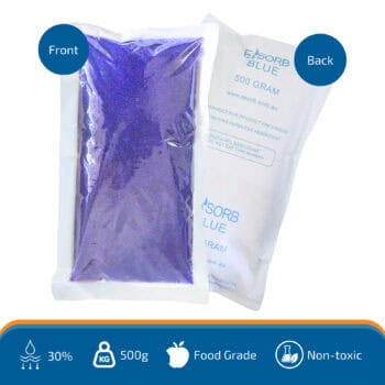 Indicating Silica Gel Pouch (500g) Blue