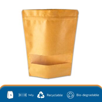1L Kraft Paper Pouch 16*23 cm