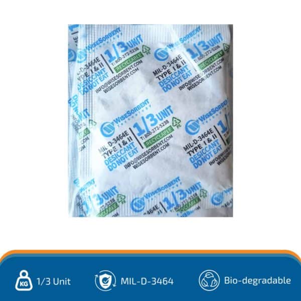 Clay Desiccant MT-1/3Unit (11g) Tyvek