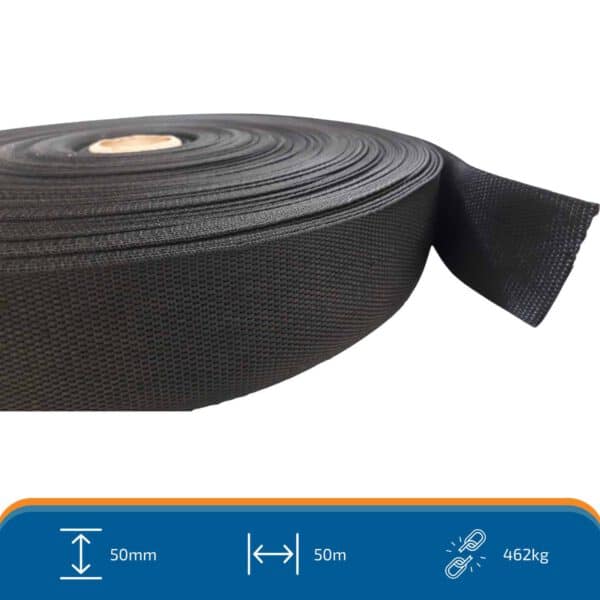 50mm Polyprop Webbing (50m)