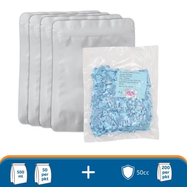 Mylar Bag 15*20cm + 50cc Oxygen Absorber