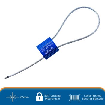 Cable Wire Seal 2.5mm with 30cm wire