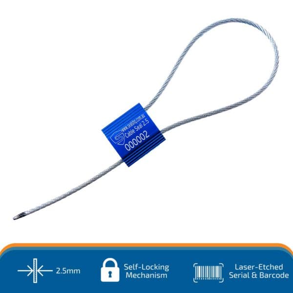 Cable Wire Seal 2.5mm with 30cm wire