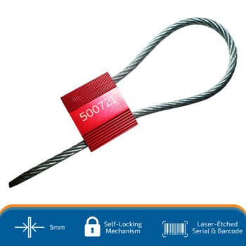 Cable Wire Seal 5mm with 30cm wire